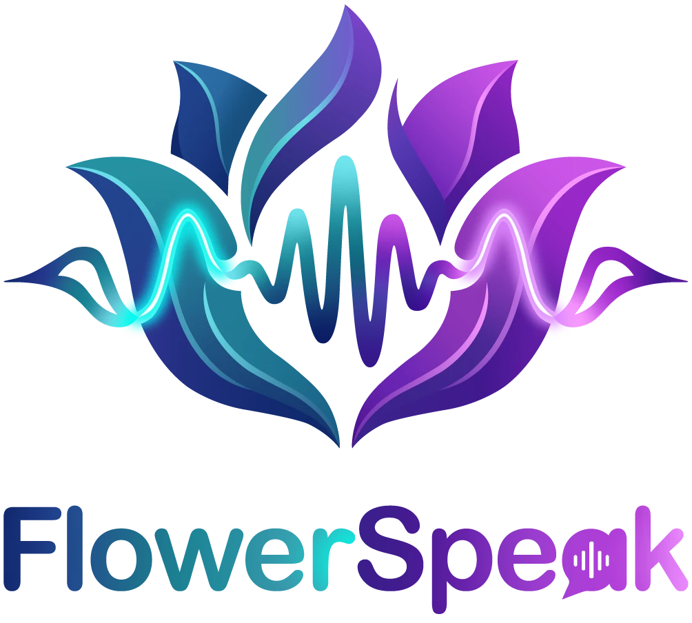 Logo FlowerSpeak — realizzato da Foxmedia