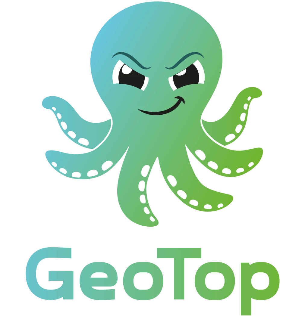 Logo GeoTop — realizzato da Foxmedia