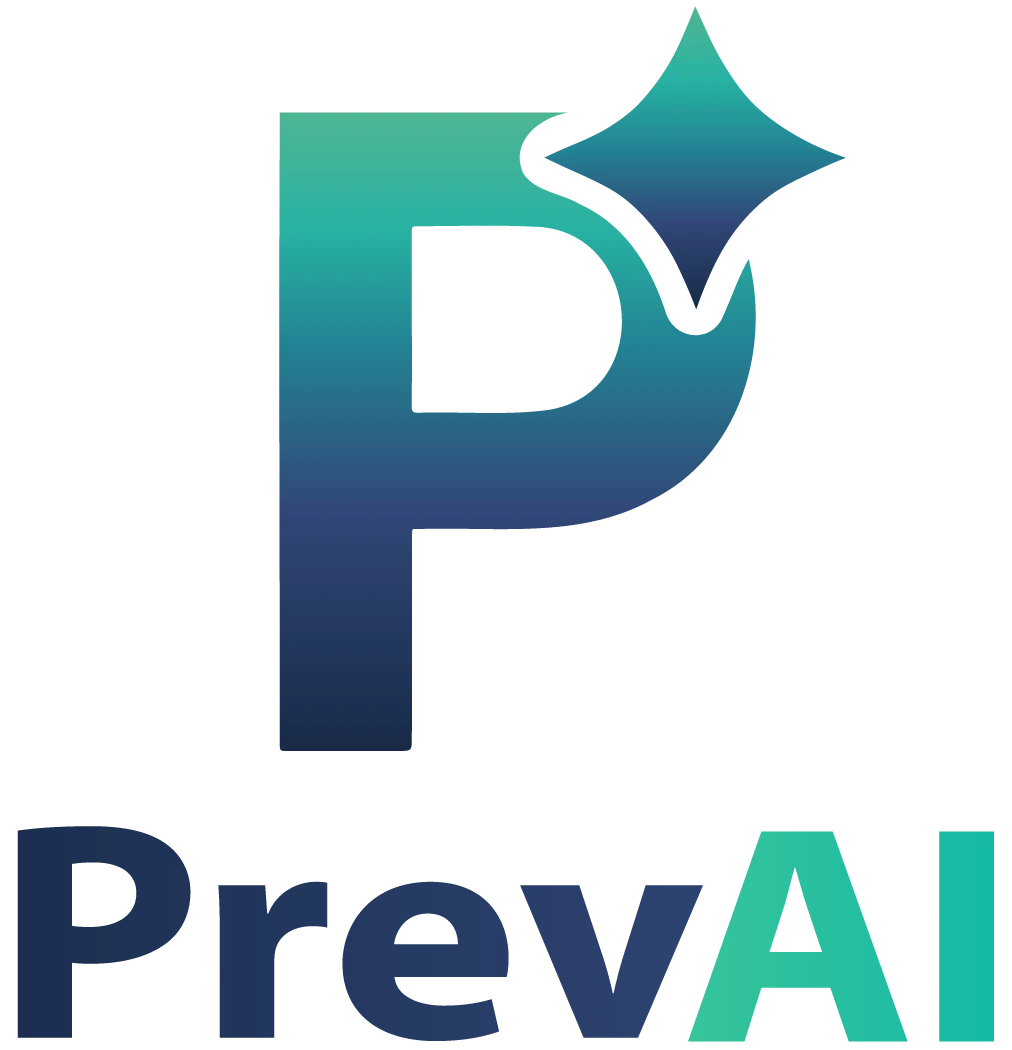 Logo PrevAI — realizzato da Foxmedia