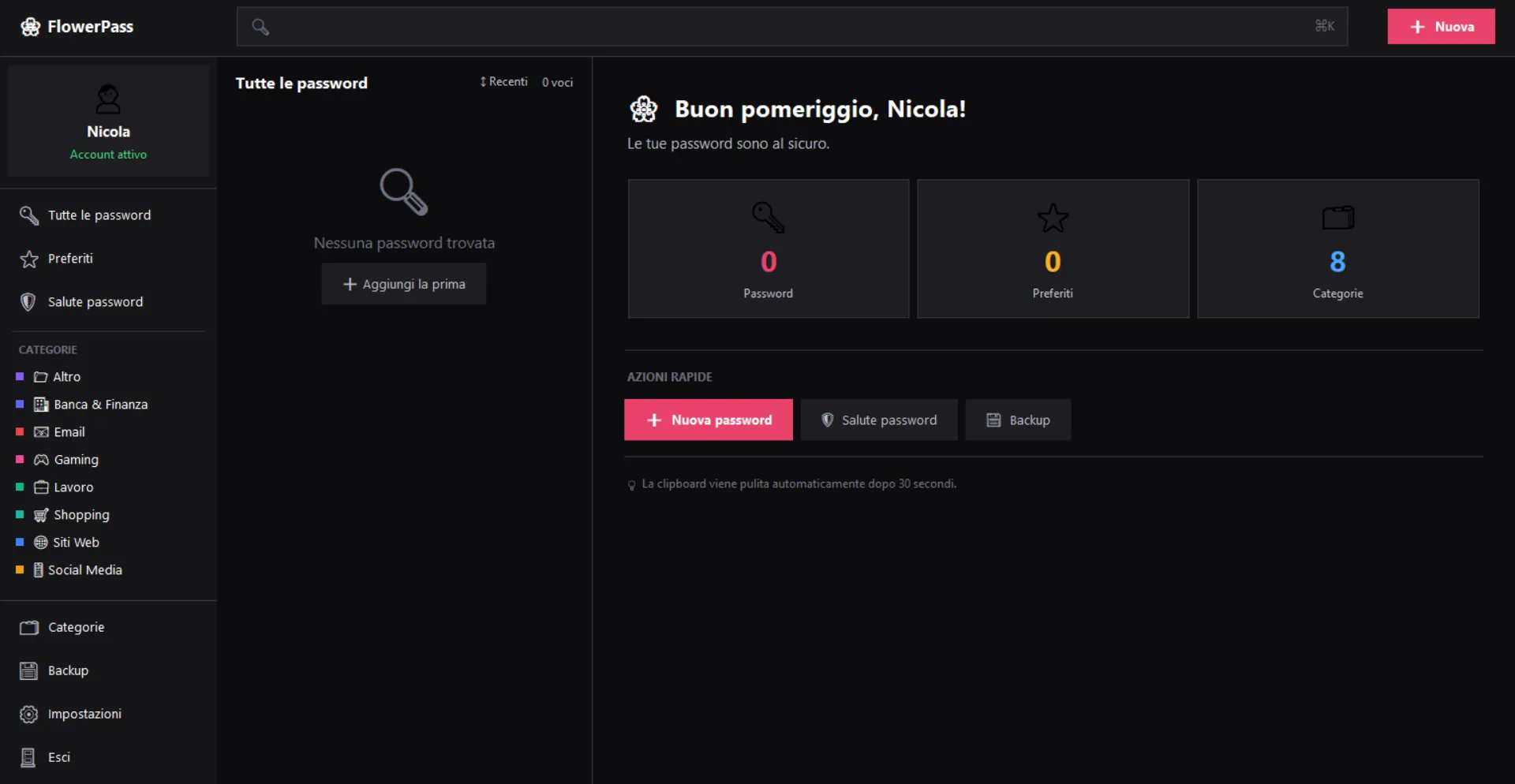 MemoPass — Password manager aziendale sviluppato da Foxmedia